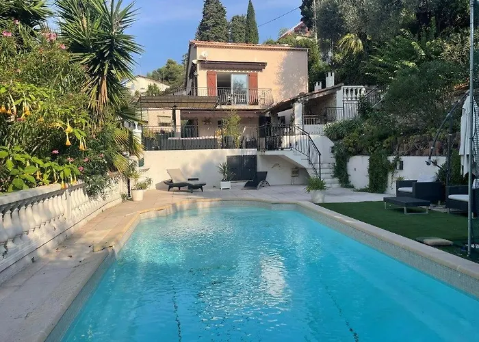 Rez De Avec Piscine Lägenhet Menton